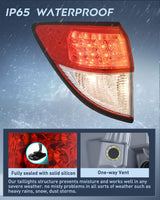 Nilight Taillight Assembly Compatible with 2019 2020 2021 2022 Honda HRV Red Clear Tail Light OE Style Rear Outer Lamp Replacement Driver Side, view 4