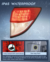 Nilight Taillight Assembly Compatible with 2019 2020 2021 2022 Honda HRV | Red Clear Tail Light OE Style Rear Outer Lamp Replacement Passenger Side, view 4