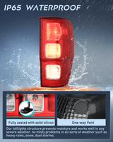 Nilight 2019 2020 2021 2022 2023 Ford Ranger XL Rear Lamp Replacement Taillight Assembly OE Style with LED and halogen bulbs Passenger Side, view 5