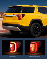 Nilight Taillight Assembly Compatible with 2020 2021 2022 2023 GMC Acadia | SL SLE SLT Denali LED Outer Tail Light Replacement OE Style Chrome Bezel Driver side and Passenger Side, view 4