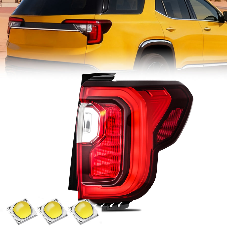 Nilight Taillight Assembly Compatible with 2020 2021 2022 2023 GMC Acadia Tail Light Replacement OE Style Passenger Side with Bulbs