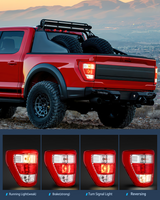Nilight Taillight Assembly Compatible with 2021 2022 2023 Ford F150 XL Non Blind Spot Tail Light Model Rear Lamp Replacement OE Style halogen bulbs Driver and Passenger Side, view 4