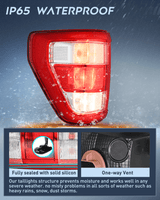 Nilight Taillight Assembly Compatible with 2021 2022 2023 Ford F150 XL Non Blind Spot Tail Light Model Rear Lamp Replacement OE Style halogen bulbs Driver Side, view 5