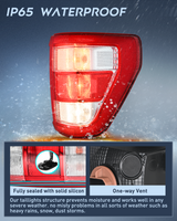 Nilight Taillight Assembly Compatible with 2021 2022 2023 Ford F150 XL Non Blind Spot Tail Light Model Rear Lamp Replacement OE Style halogen bulbs Passenger Side, view 5