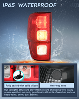 Nilight Taillight Assembly Compatible with Ford Ranger XL 2019 2020 2021 2022 2023 Rear Tail Light Lamp Replacement OE Style LED and halogen bulbs Driver Side, view 5