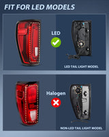 Nilight Taillight Assembly Compatible with GMC 2019 2020 2021 2022 2023 2024 Sierra 1500 LED Type Tail Lights 2020-2024 Sierra 2500HD 3500HD Rear Lamp Replacement Driver Side, view 2