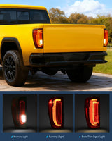 Nilight Taillight Assembly Compatible with GMC 2019 2020 2021 2022 2023 2024 Sierra 1500 LED Type Tail Lights 2020-2024 Sierra 2500HD 3500HD Rear Lamp Replacement Driver Side, view 4