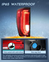Nilight Taillight Assembly Compatible with GMC 2019 2020 2021 2022 2023 2024 Sierra 1500 LED Type Tail Lights 2020-2024 Sierra 2500HD 3500HD Rear Lamp Replacement Driver Side, view 5