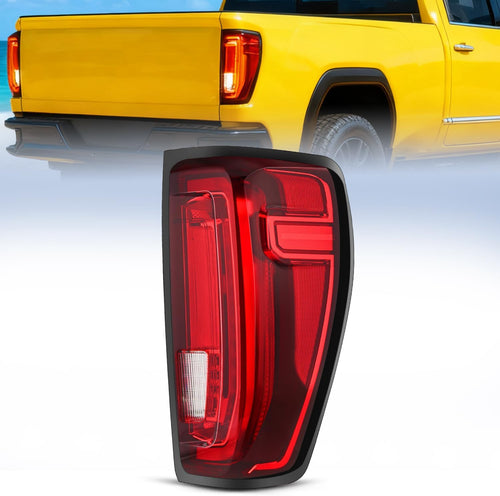 Nilight Taillight Assembly Compatible with GMC 2019 2020 2021 2022 2023 2024 Sierra 1500 LED Type Tail Lights 2020-2024 Sierra 2500HD 3500HD Rear Lamp Replacement Passenger Side