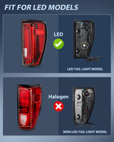 Nilight Taillight Assembly Compatible with GMC 2019 2020 2021 2022 2023 2024 Sierra 1500 LED Type Tail Lights 2020-2024 Sierra 2500HD 3500HD Rear Lamp Replacement Passenger Side, view 2