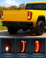 Nilight Taillight Assembly Compatible with GMC 2019 2020 2021 2022 2023 2024 Sierra 1500 LED Type Tail Lights 2020-2024 Sierra 2500HD 3500HD Rear Lamp Replacement Passenger Side, view 4