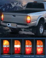 Nilight 2001 2002 2003 2004 Toyota Tacoma Taillight Assembly Rear Lamp Replacement OE Style Passenger Side, view 3