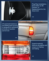 Nilight 2001 2002 2003 2004 Toyota Tacoma Taillight Assembly Rear Lamp Replacement OE Style Passenger Side, view 5