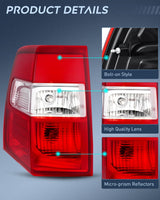 Nilight Taillight Assembly for 2007-2017 Ford Expedition Driver Side | Fits 2007 2008 2009 2010 2011 2012 2013 2014 2015 2016 2017 Ford Expedition OE Style Rear Tail Light Replacement, view 6