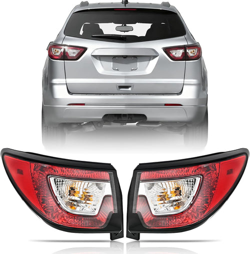 Nilight Taillight Assembly for 2013 2014 2015 2016 2017 Chevy Traverse | Outer Tail Light Replacement OE Style Driver and Passenger Side