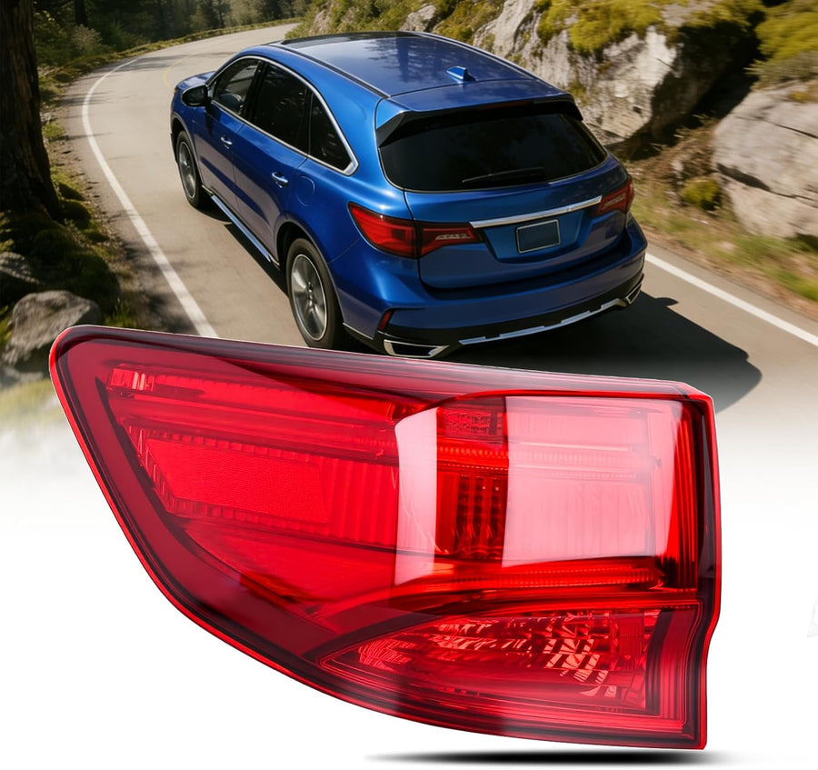 Nilight Taillight Assembly for 2014 2015 2016 2017 2018 2019 2020 Acura MDX | Tail Light OE Style Outer Rear Lamp Replacement Driver Side