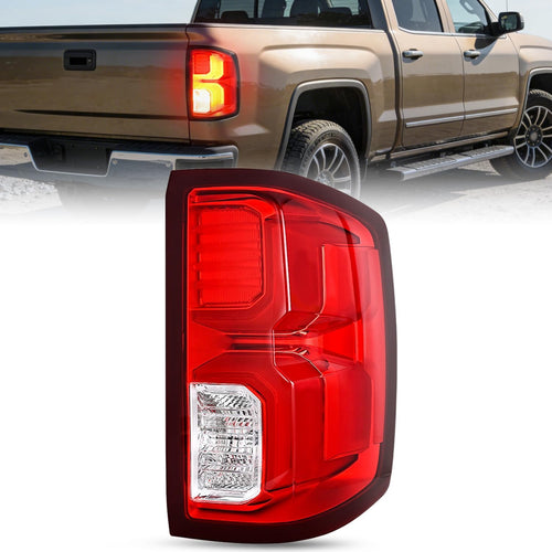 Nilight Taillight Assembly for 2016 2017 2018 Chevy Silverado 1500 | High Country Custom LS LT LTZ SSV WT LED Models Tail Light OE Style Rear Lamp Replacement Passenger Side