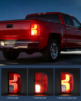 Nilight Taillight Assembly for 2016 2017 2018 Chevy Silverado 1500 | High Country Custom LS LT LTZ SSV WT LED Models Tail Light OE Style Rear Lamp Replacement Passenger Side, view 3
