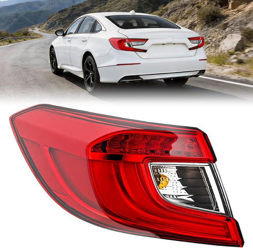 Nilight Taillight Assembly for 2018 2019 2020 2021 2022 Honda Accord | Sedan 4-Door Tail Light OE Style Rear Outer Lamp Replacement Driver Side