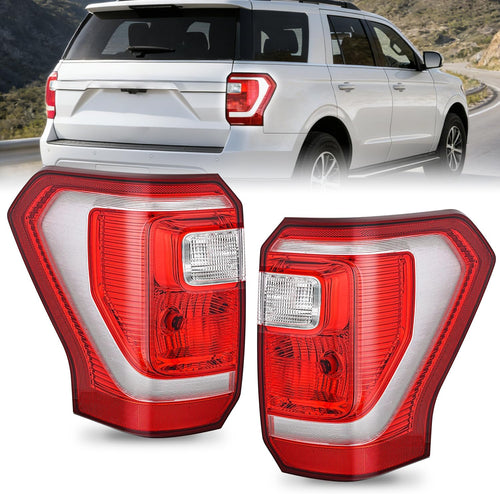 Nilight Taillight Assembly for 2018 2019 2020 2021 Ford Expedition XL XLT | Compatible with 2018-2021 Ford Expedition XL XLT Halogen Type Rear Tail Light Lamp Replacement OE Style Drive&Passenger Side