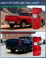 Nilight Taillight Assembly for 2019 2020 2021 2022 2023 Chevy Silverado1500 | 2020 2021 2022 2023 Silverado 2500HD 3500HD LED Tail Light Rear Lamp Replacement Passenger Side, view 2
