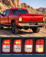 Nilight Taillight Assembly for 2019 2020 2021 2022 2023 Dodge Ram 2500 | 2019-2023 Dodge Ram 3500 Red Bezel Tail Light OE Style Rear Lamp Replacement Driver Side, view 4