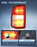 Nilight Taillight Assembly for 2019 2020 2021 2022 2023 Dodge Ram 2500 | 2019-2023 Dodge Ram 3500 Red Bezel Tail Light OE Style Rear Lamp Replacement Driver Side, view 6