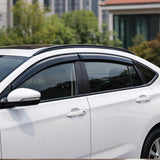 Nilight Tape-On Rain Guards for Honda Accord 2003 2004 2005 2006 2007 | Outside Mount Window Visors Vent Visors Deflectors, Smoke Tint, 4PCS, view 6
