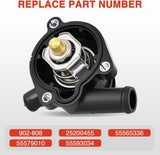Nilight Thermostat Housing Assembly Compatible with Chevy Cruze 2011-2016 Sonic 2012-2020 Trax 2013-2021 Buick Encore 2013-2020 Engine Coolant Thermostat Housing for Car 902-808 25200455 55565336, view 3