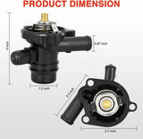 Nilight Thermostat Housing Assembly Compatible with Chevy Cruze 2011-2016 Sonic 2012-2020 Trax 2013-2021 Buick Encore 2013-2020 Engine Coolant Thermostat Housing for Car 902-808 25200455 55565336, view 4