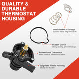 Nilight Thermostat Housing Assembly Compatible with Chevy Cruze 2011-2016 Sonic 2012-2020 Trax 2013-2021 Buick Encore 2013-2020 Engine Coolant Thermostat Housing for Car 902-808 25200455 55565336, view 5