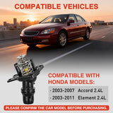 Nilight Thermostat Housing Assembly Compatible with Honda Accord 2003-2007 Element 2003-2011 Engine 2.4L L4 Coolant Thermostat Housing for Car 19301-RAA-A02 19301RAAA02 19301-RAA-A01 19301-R40-A01, view 2