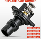 Nilight Thermostat Housing Assembly Compatible with Honda Accord 2003-2007 Element 2003-2011 Engine 2.4L L4 Coolant Thermostat Housing for Car 19301-RAA-A02 19301RAAA02 19301-RAA-A01 19301-R40-A01, view 3