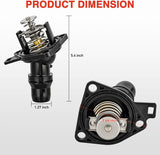 Nilight Thermostat Housing Assembly Compatible with Honda Accord 2003-2007 Element 2003-2011 Engine 2.4L L4 Coolant Thermostat Housing for Car 19301-RAA-A02 19301RAAA02 19301-RAA-A01 19301-R40-A01, view 4
