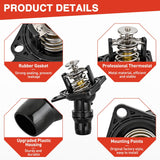 Nilight Thermostat Housing Assembly Compatible with Honda Accord 2003-2007 Element 2003-2011 Engine 2.4L L4 Coolant Thermostat Housing for Car 19301-RAA-A02 19301RAAA02 19301-RAA-A01 19301-R40-A01, view 5