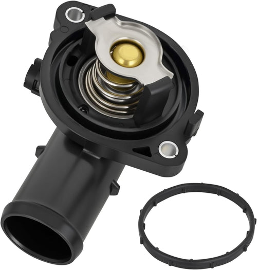 Nilight Thermostat Housing Assembly Fit for 2011-2014 Dodge Avenger 2014-2021 Jeep Cherokee Chrysler Town & Country VW Routan Ram Engine Coolant Thermostat Housing for Car 902-3036 5184570AG AH AI AJ