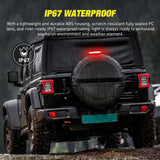 Nilight 2018 2019 2020 2021 2022 2023 Jeep Wrangler JL Third Brake Light, view 4