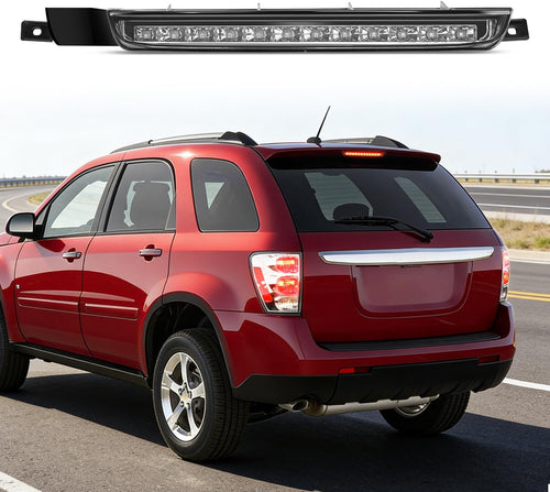 Nilight Third Brake Light for Chevy Equinox Pontiac Torrent 2007 2008 2009 | for Chevy Equinox and Pontiac Torrent 2007 2008 2009, High Mount 3rd Stop LED Van SUV Rear Cab Center Lamp Tail, Smoked