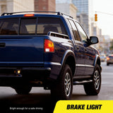 Nilight Third Brake Light for Chevy S10 GMC Sonoma 1994-2003, Smoked Lens | for Chevy S10 GMC Sonoma 1994-2003, Isuzu Hombre 1996-2000, High Mount 3rd Stop LED Lights Replacement, view 4