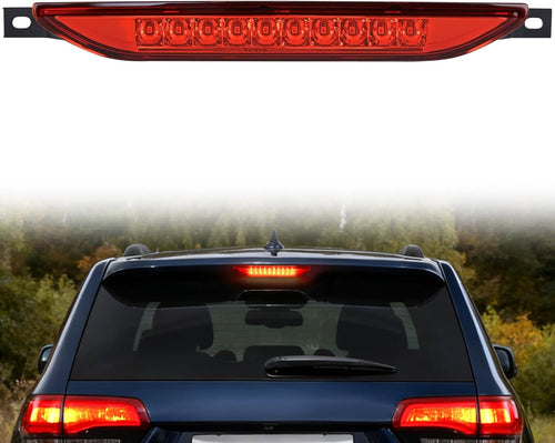 Nilight Third Brake Light for Dodge Caliber 2007-2012, Cherokee 11-17, Red | for Dodge Caliber 2007-2012 Durango 2011-2017 Jeep Cherokee 2011-2017 Compass 2007-2016, High Mount 3rd Stop Car Rear Center