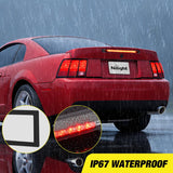 Nilight Third Brake Light for Ford Mustang 1999 2000 2001 2002 2003 2004 | for Ford Mustang 1999 2000 2001 2002 2003 2004, High Mount 3rd Stop LED Rear Cab Center Lamp Van SUV, Smoked Lens, view 6