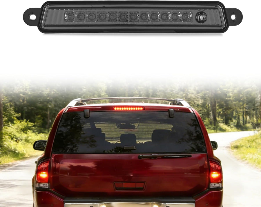 Nilight Third Brake Light for Nissan Armada 2005-2015 Pathfinder Armada2004 | for Nissan Armada 2005-2015 Pathfinder Armada 2004 Infiniti QX56 2004-2010, High Mount 3rd Stop Car Rear Center Cab, Smoked