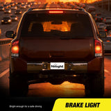 Nilight Third Brake Light for Nissan Armada 2005-2015 Pathfinder Armada2004 | for Nissan Armada 2005-2015 Pathfinder Armada 2004 Infiniti QX56 2004-2010, High Mount 3rd Stop Car Rear Center Cab, Smoked, view 4