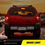 Nilight Third Brake Light for Nissan Xterra 2000 2001 2002 2003 2004 | for Nissan Xterra 2000 2001 2002 2003 2004, High Mount 3rd Stop Van SUV Rear Center Cab LED Lamp Replacement, Smoked Lens, view 4