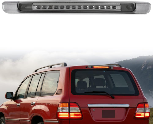 Nilight Third Brake Light for Toyota Land Cruiser 1998-2007, Smoked Lens | for Toyota Land Cruiser 1998 1999 2000 2001 2002 2003 2004 2005 2006 2007, High Mount 3rd Stop LED Car Rear Cab Center Lamp