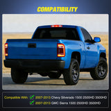 Nilight Third Brake Light High Mount 3rd Brake Stop Reverse Cargo LED Lights Red Shell Compatible with Chevy Silverado GMC Sierra 1500 2500 3500HD 2007 2008 2009 2010 2011 2012 2013 Pickup Truck, view 6