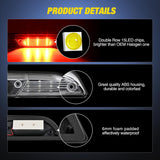 Nilight Third Brake Light Tail High Mount 3rd Stop Cargo Reverse Lights Clear Lens Compatible with Ford F150 2015 2016 2017 2018 2019 2020 Super Duty F250 F350 2017+ Ranger 2019+ Maverick 2022+, view 3