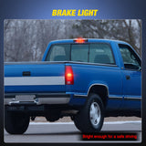 Nilight Third Brake Light Tail High Mount 3rd Stop Cargo Reverse Lights Smoked Lens Compatible with Chevy GMC C/K Series 1500 2500 3500 1988-2000 Chevrolet Blazer 1992 1993 Chevy Silverado 1994-1998, view 5