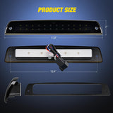 Nilight Third Brake Light Tail High Mount 3rd Stop Cargo Reverse Lights Smoked Lens Compatible with Dodge Ram 1500 2500 3500 1994 1995 1993 1997 1998 1999 2000 2001 Pickup Truck Rear Cab Lamp, view 2