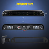Nilight Third Brake Light Tail High Mount 3rd Stop Cargo Reverse Lights Smoked Lens Compatible with Ford F150 1994 1995 1996 F250 F350 Bronco 1992 1993 1994 1995 1996 1997 Pickup Truck Rear Cab Lamp, view 2